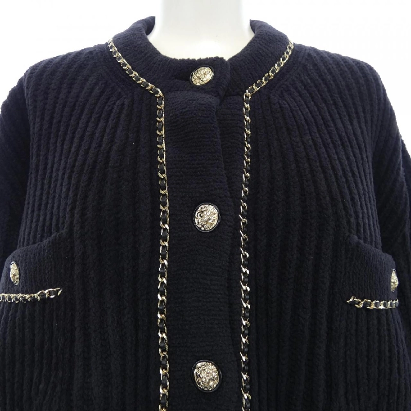 【Mã giảm giá】Áo khoác không cổ CHANEL 639847