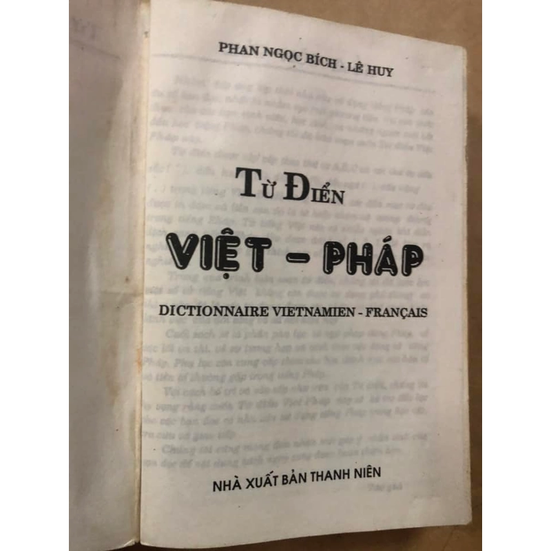 Từ điển Việt - Pháp cũ (Trên 100.000 mục từ) - Phan Ngọc Bích, Lê Huy 305491