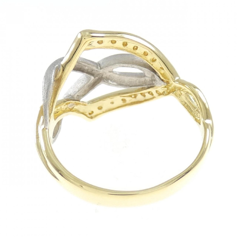 Nhẫn kim cương K18YG/K18WG 0.11CT - Hàng hiệu Authentic 849733