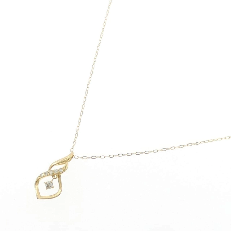 K18YG Dây chuyền kim cương 0.10CT - Hàng hiệu Chính hãng 859199