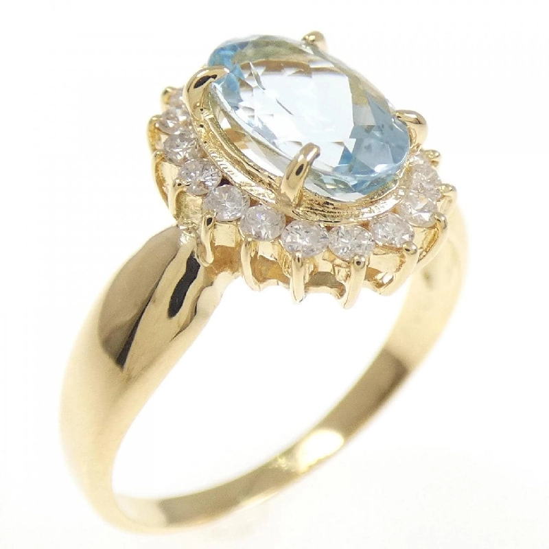 Nhẫn Aquamarine K18YG - Hàng hiệu Chính hãng 850774