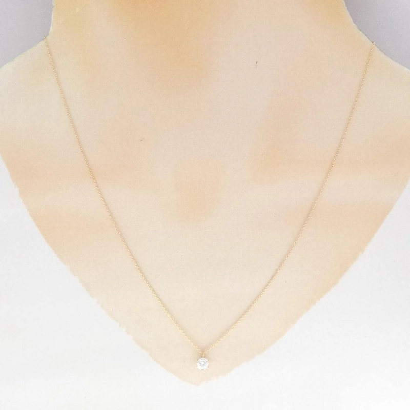 K18YG Dây chuyền kim cương 0.307CT H SI1 EXT H＆C - Hàng hiệu Chính hãng 874186