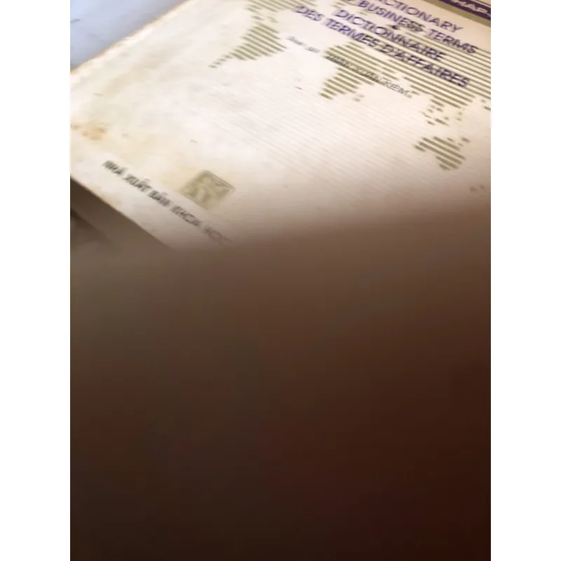 Từ điển thuật ngữ kinh doanh và đầu tư  1004187