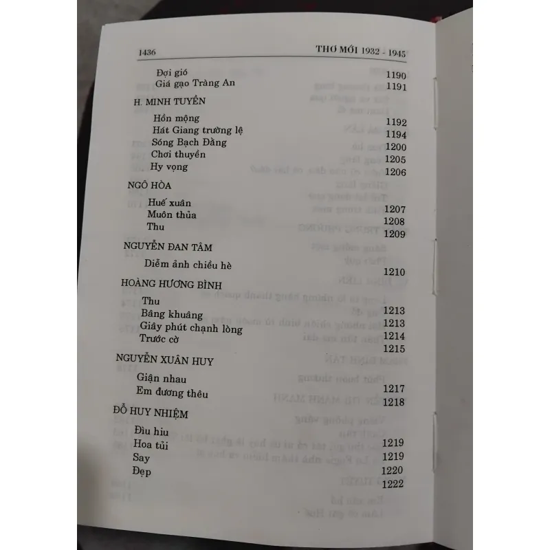 Thơ mới 1932 - 1945 tác giả và tác phẩm  994763