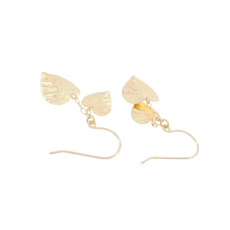 K18YG Lá Xanh Bông Tai - Hàng hiệu Chính hãng 864730