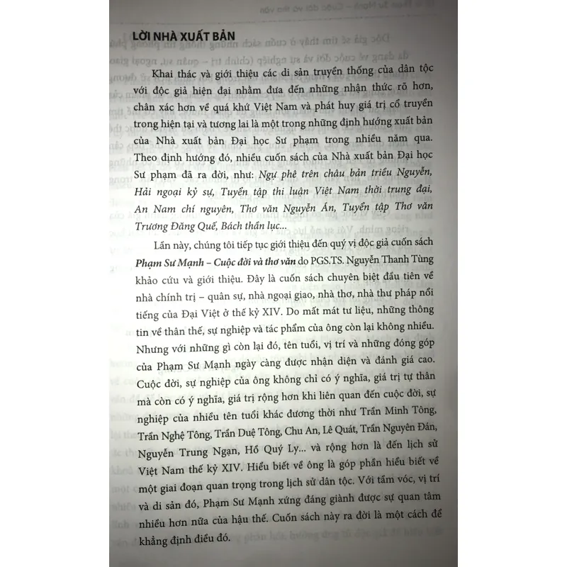 Phạm Sư Mạnh - Cuộc đời và thơ văn 709718