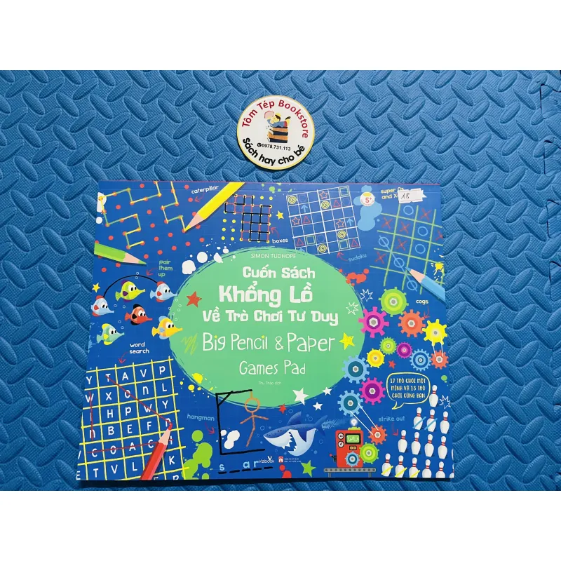 Set 4 cuốn sách khổng lồ về trò chơi tư duy 786931