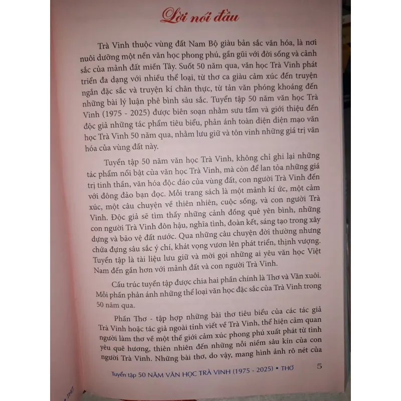 Tuyển tập 50 năm Văn học Trà Vinh 1975 - 2025 674882