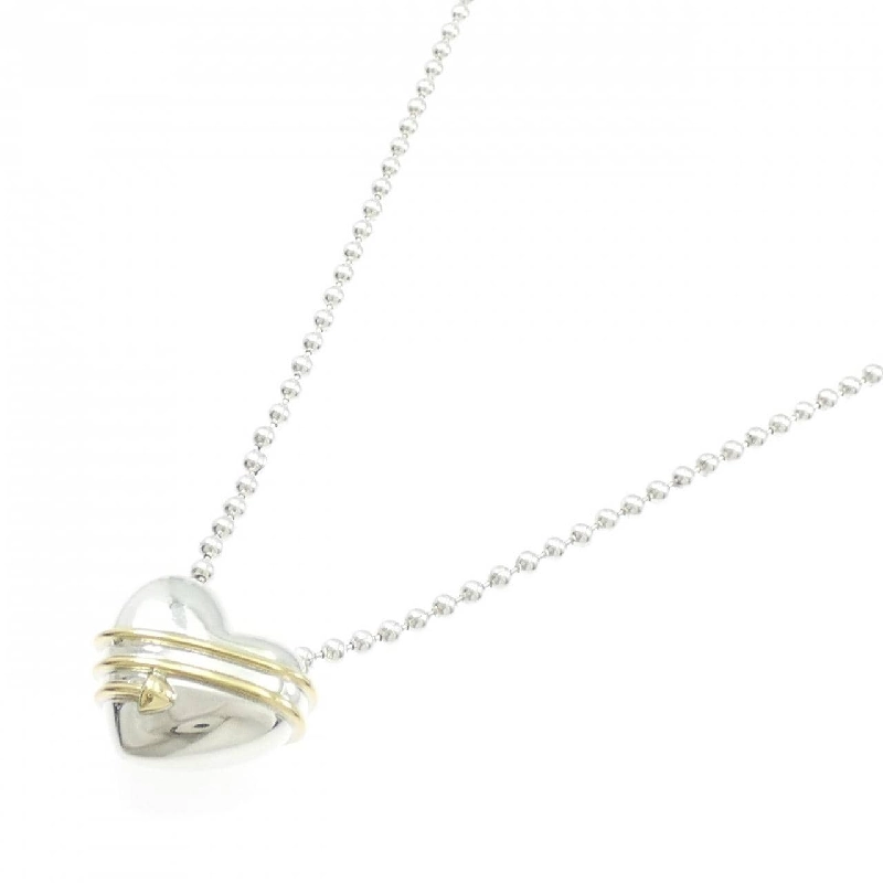 Dây chuyền Tiffany Heart 925/750YG - Hàng hiệu Chính hãng 858811