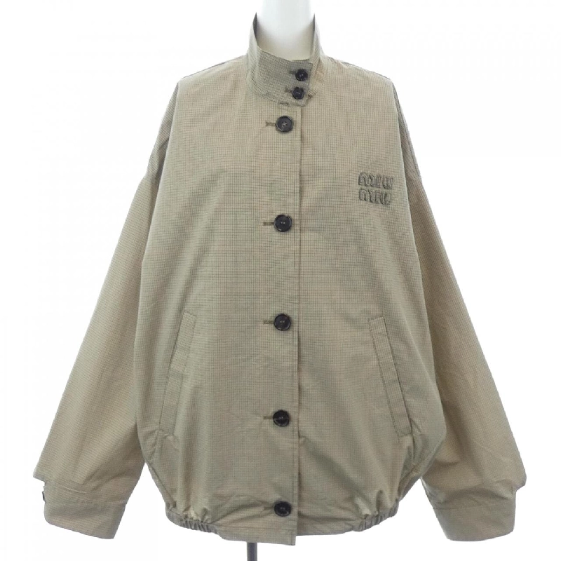 Áo khoác MIU MIU TECHNICAL CHECK ML1046 SOOO 16M0 - Hàng hiệu Chính hãng 820047