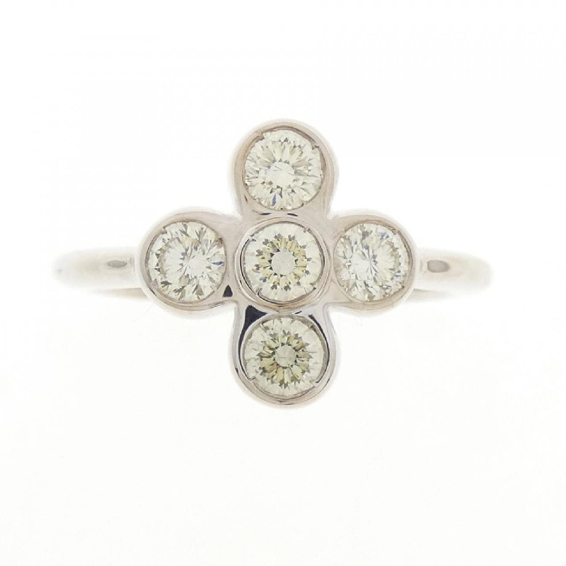 Nhẫn kim cương hoa K18WG 0.67CT - Hàng hiệu Authentic 853957