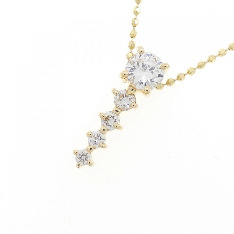 K18YG Dây chuyền kim cương 0.319CT - Hàng hiệu Authentic 860374