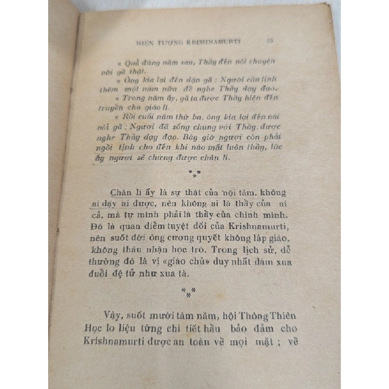 Hiện tượng Krisnamurti - Trúc Thiên 776381