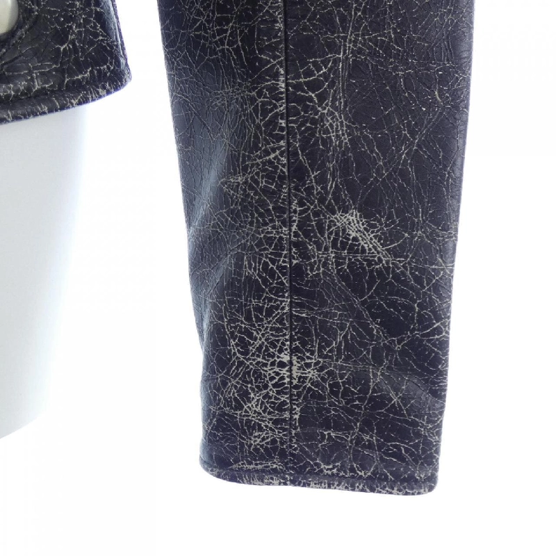 【Mã giảm giá】Áo khoác da MM6 642012