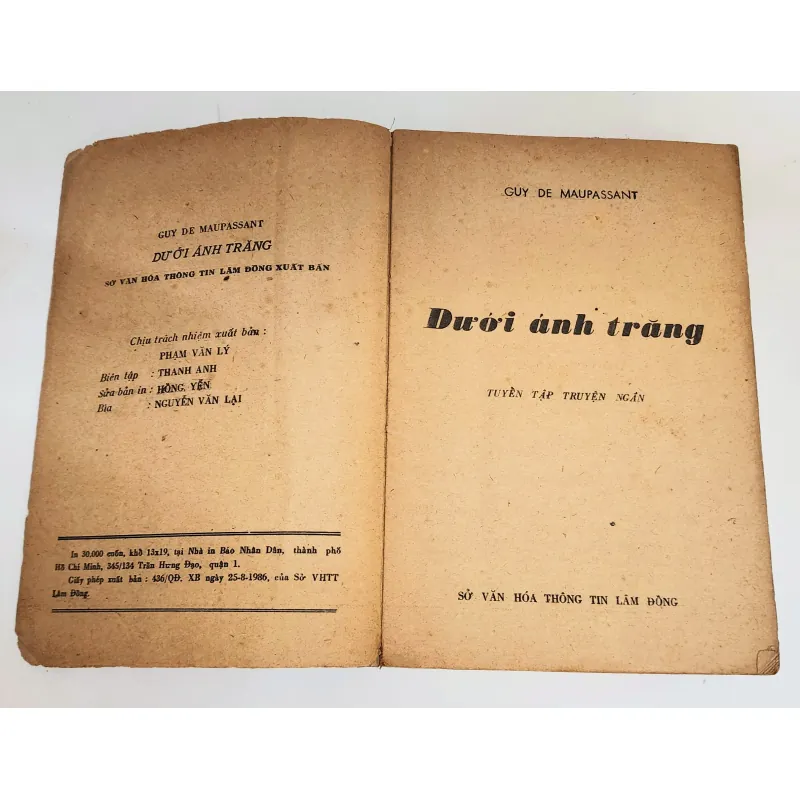 Truyện ngắn DƯỚI ÁNH TRĂNG (Guy De Maupassant) - trọn bộ 2 tập 600 trang) 758212