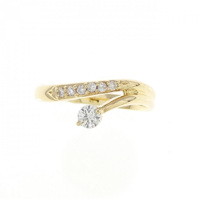 Nhẫn kim cương K18YG 0.15CT 671771