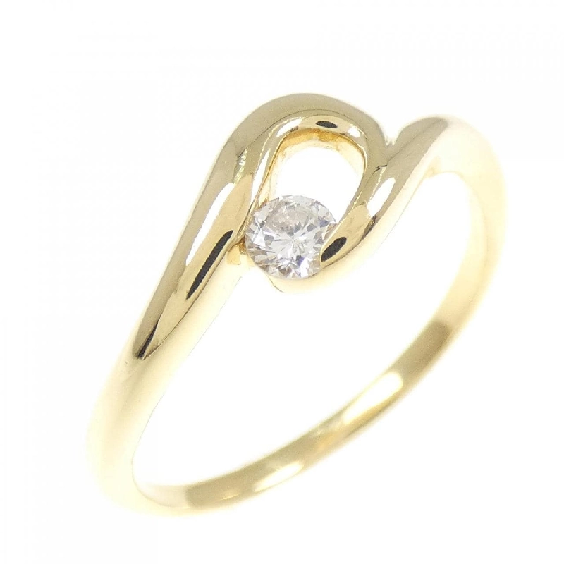 Nhẫn kim cương K18YG 0.10CT - Hàng hiệu chính hãng 849202