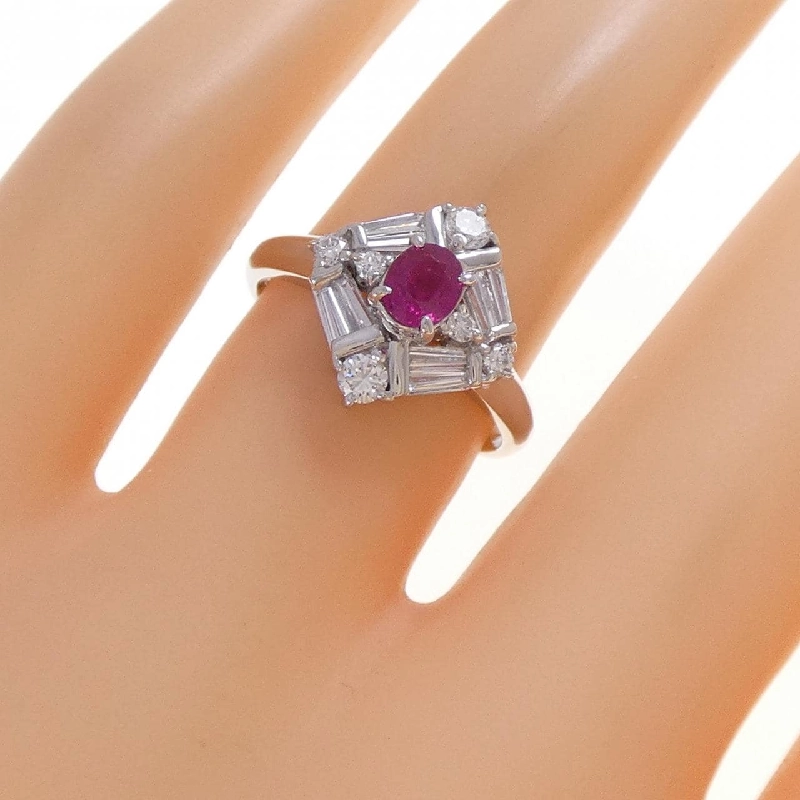 Nhẫn Ruby PT900 0.37CT - Hàng hiệu Chính hãng 851860
