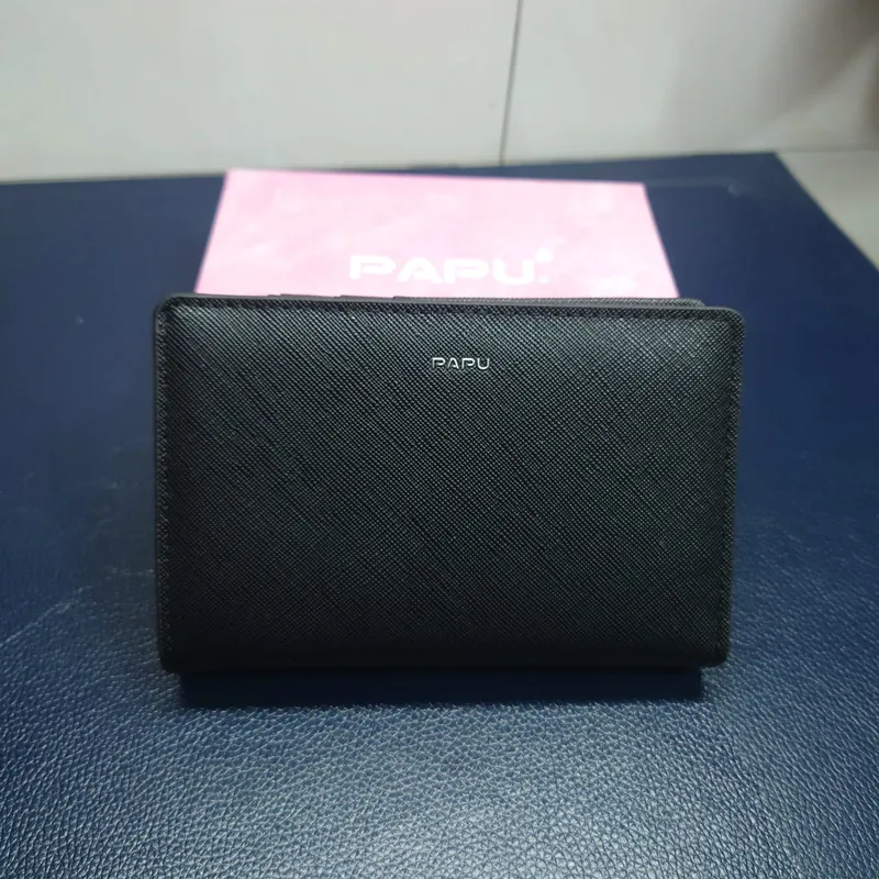 VÍ NỮ (MÀU ĐEN - DÁNG VỪA - FULLBOX) 564496