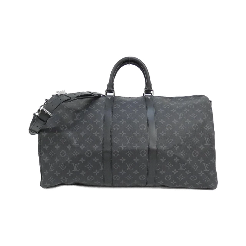 Túi xách Boston Louis Vuitton Monogram Eclipse Keepall Bandoulière 55cm M40605 - Hàng hiệu Chính hãng 803768