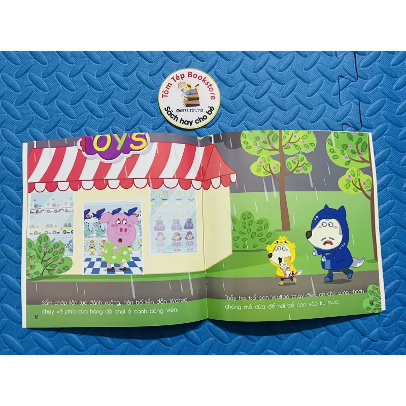 Cùng Wolfoo rèn kỹ năng an toàn 5 quyển 786957