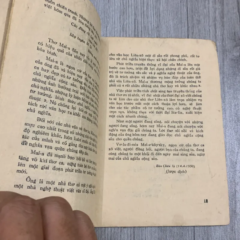 Sáu bài thơ mai a kop ski. 10a3 1025807