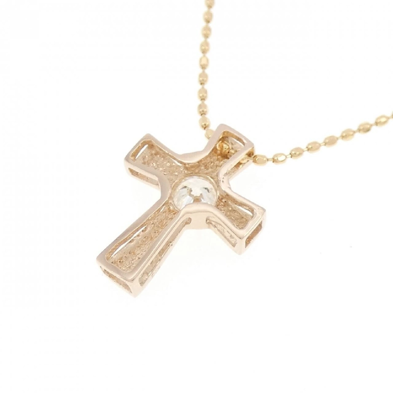 Dây chuyền kim cương chéo K18PG/K18YG 0.15CT - Hàng hiệu Chính hãng 866104