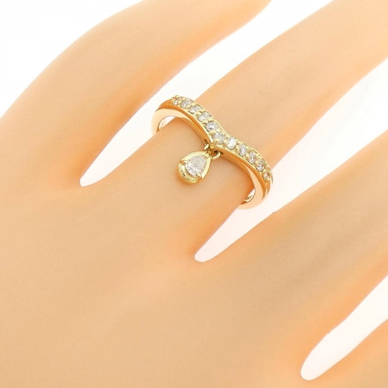 Nhẫn kim cương K18YG 0.31CT 667671