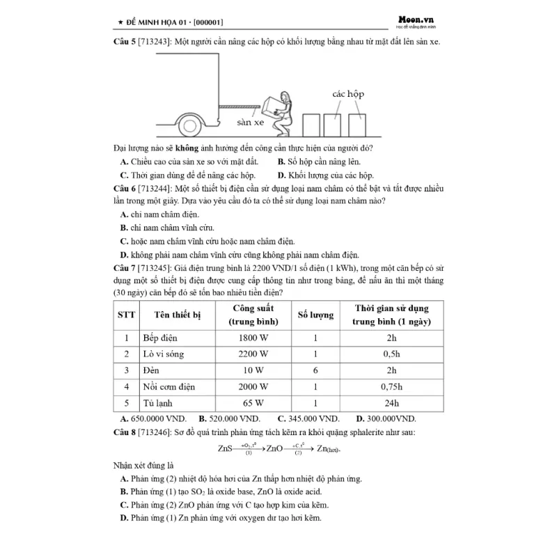 Sách 2026 - 45 Đề Minh Họa KHTN Thi Vào Lớp 10 925910
