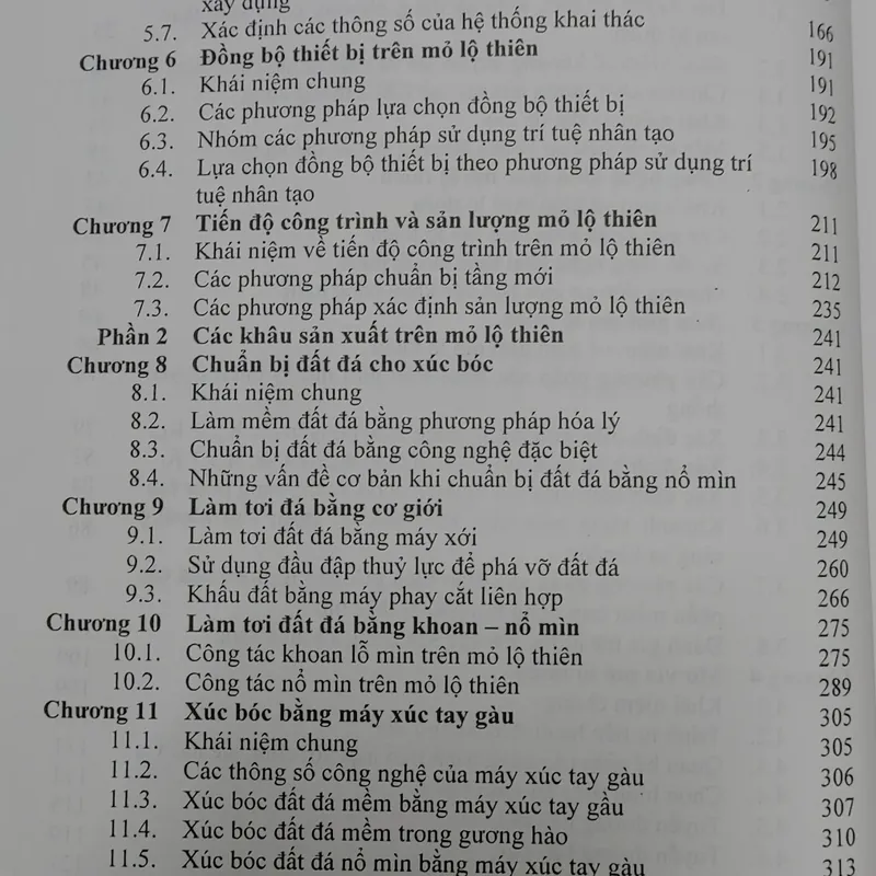 KHAI THÁC KHOÁNG SẢN RẮN BẰNG PHƯƠNG PHÁP LỘ THIÊN  565455