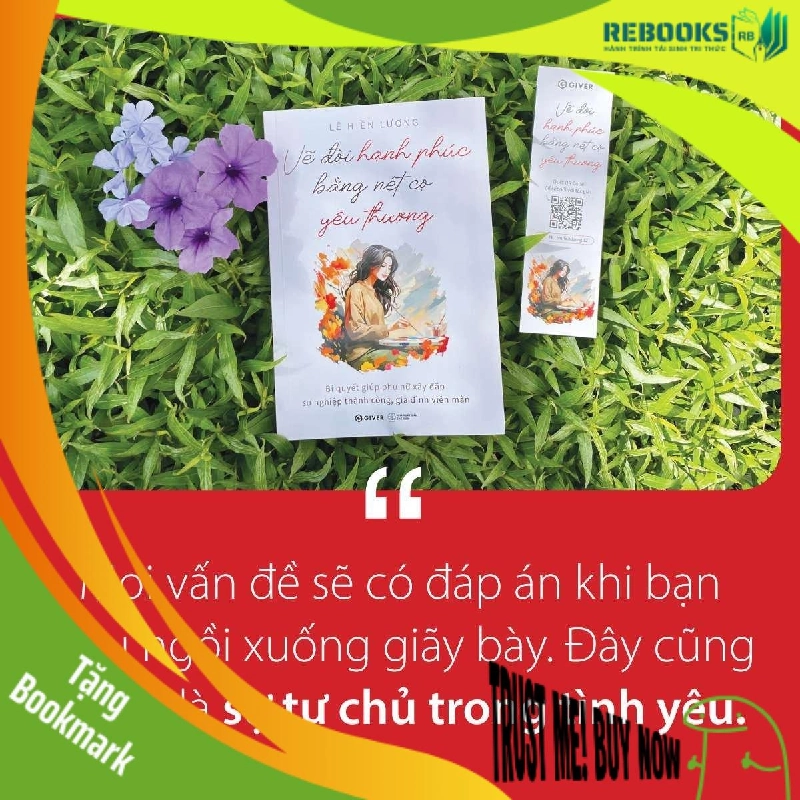 (TẶNG BOOKMARK) Vẽ Đời Hạnh Phúc Bằng Nét Cọ Yêu Thương - Lê Hiền Lương - KỸ NĂNG 956153