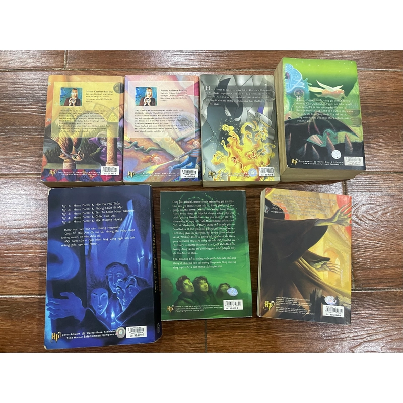 Harry Potter full bộ 7 tập bìa hoạt hình( số la mã) 325728