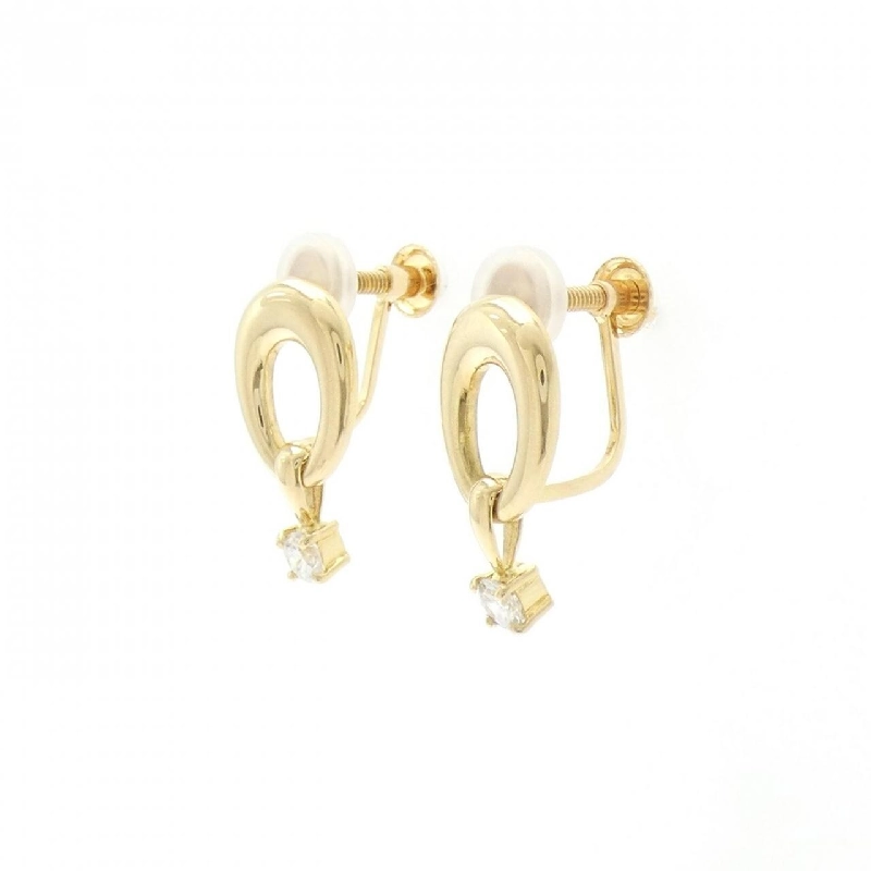 K18YG Bông tai kim cương 0.20CT - Hàng hiệu Chính hãng 872346