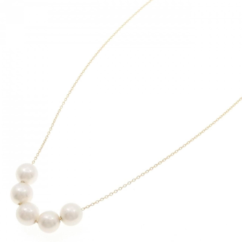 K18YG Ngọc trai Akoya Dây chuyền 6.7mm - Hàng hiệu Chính hãng 856511