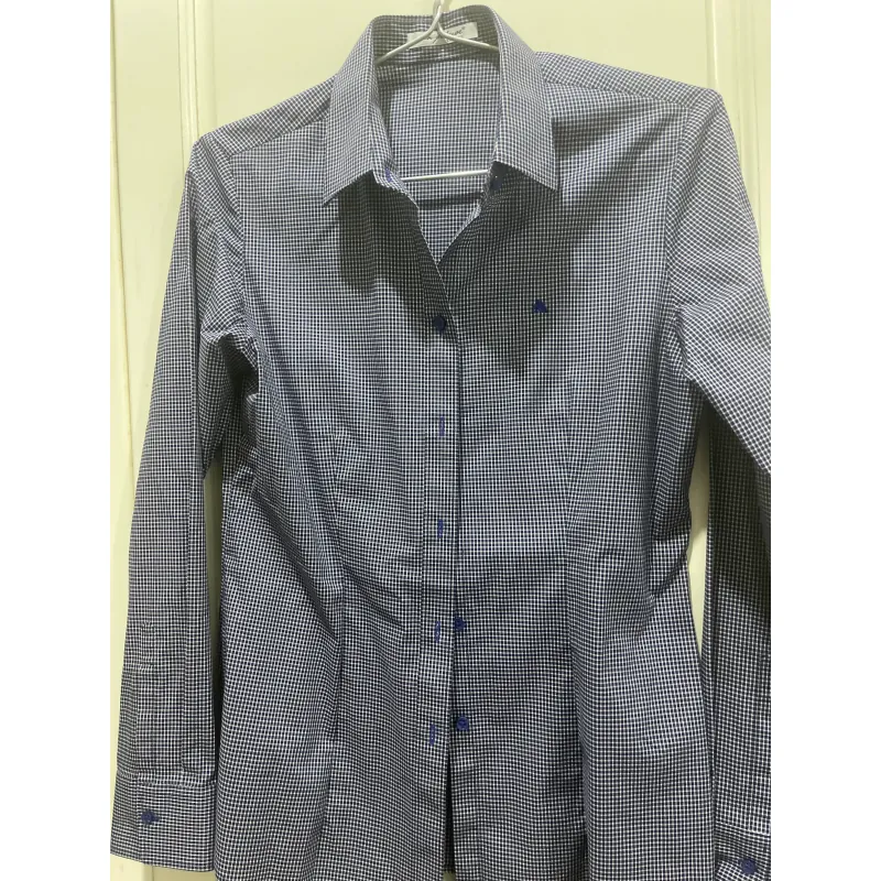 Áo sơ mi nam Cotton họa tiết sọc, caro, kẻ nhỏ, size trung bình 754241