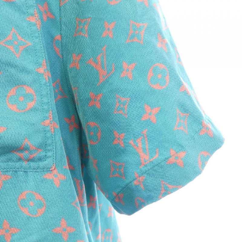 Áo sơ mi ngắn tay lụa Monogram Louis Vuitton HTS06WUPP S/S - Hàng hiệu Chính hãng 889953