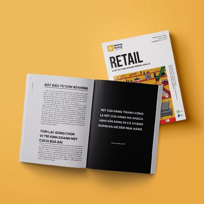 HASHTAG NO.3 RETAIL - Khởi Sự Kinh Doanh Ngành Bán Lẻ - Entrepreneur Press và Ciree Linsenman (Kiều Thị Hoà dịch) - MARKETING KINH DOANH 922571