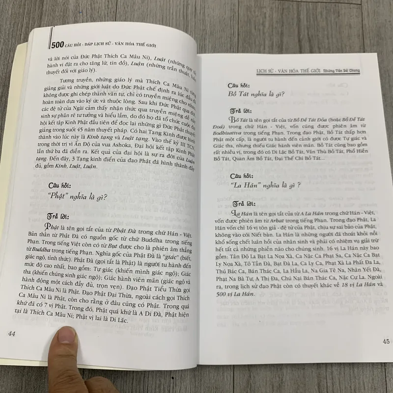 500 câu hỏi đáp lịch sử văn hoá thế giới. 2b5 689192