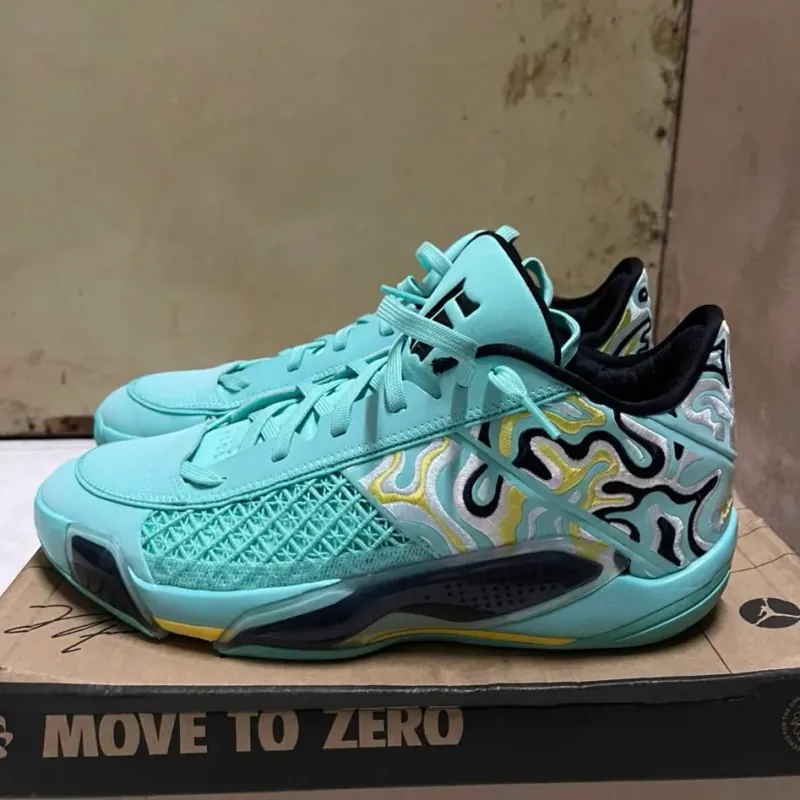 Giày bóng rổ chính hãng Nike Air Jordan 38 FZ3223-300, size 11UK, mới 97% như hình 1003158