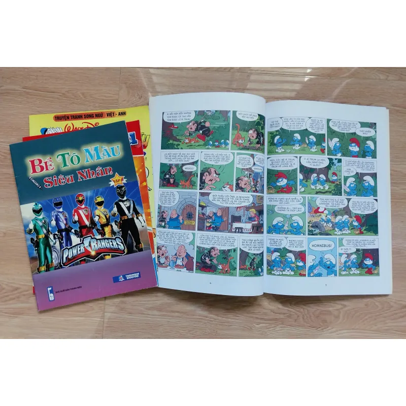 Combo 4 Quyển - Truyện Tranh (2) - Vịt Donald - Xì Trum - Sách Tô Màu 560289