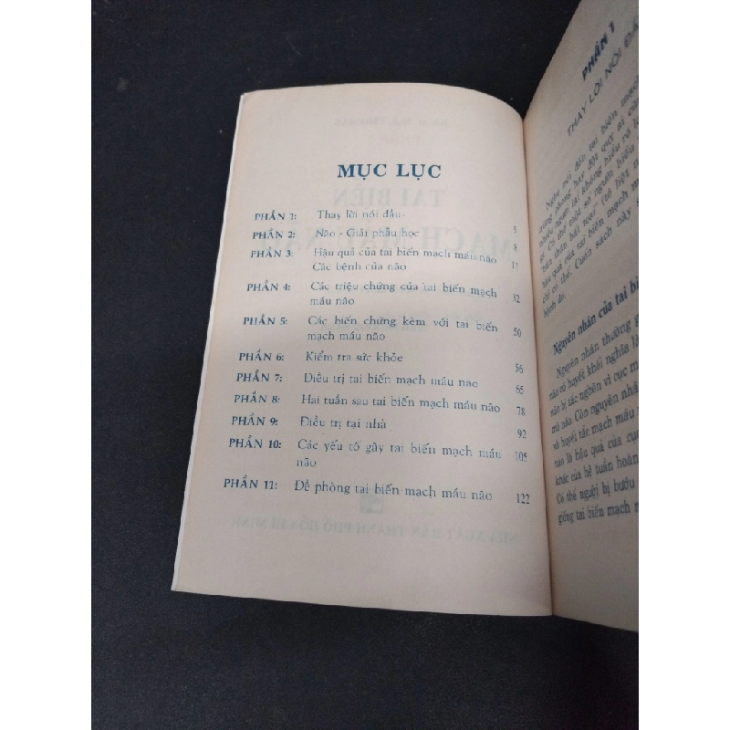 Tai biến mạch máu não mới 80% bẩn bìa, ố vàng 1999 HCM1710 Bác sĩ D.J. Thomas KHOA HỌC ĐỜI SỐNG 303241