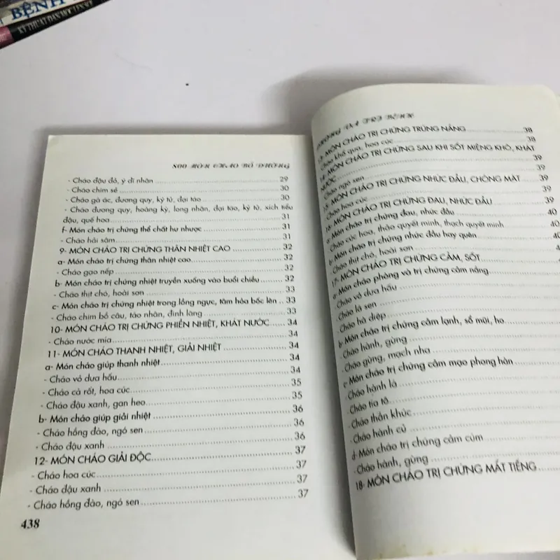 800 MÓN CHÁO BỔ DƯỠNG PHÒNG VÀ TRỊ BỆNH  693811