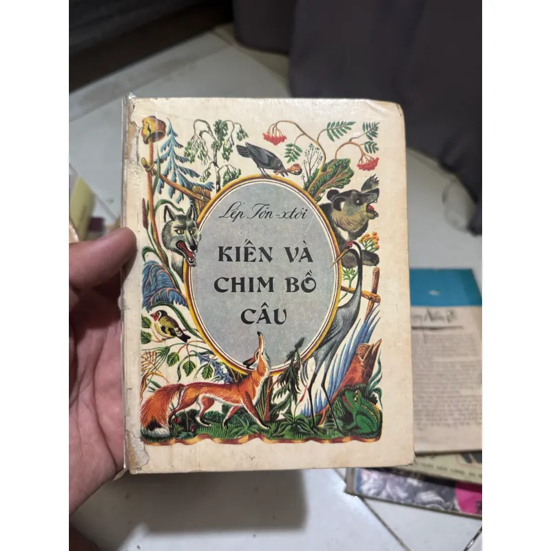 Kiến và chim bồ câu - nxb cầu vồng, sách in màu siêu đẹp  1011016