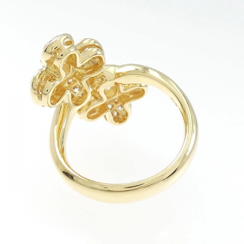 Nhẫn kim cương hoa K18YG 1.09CT 667744