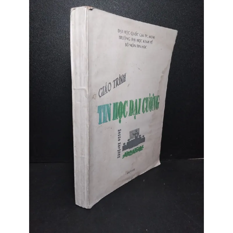 [Sách Cũ SCGR] Giáo trình tin học đại cương mới 70% bẩn bìa, có vệt nước, ố vàng 1998 Nhiều tác giả HCM2103 GIÁO TRÌNH, CHUYÊN MÔN 682390
