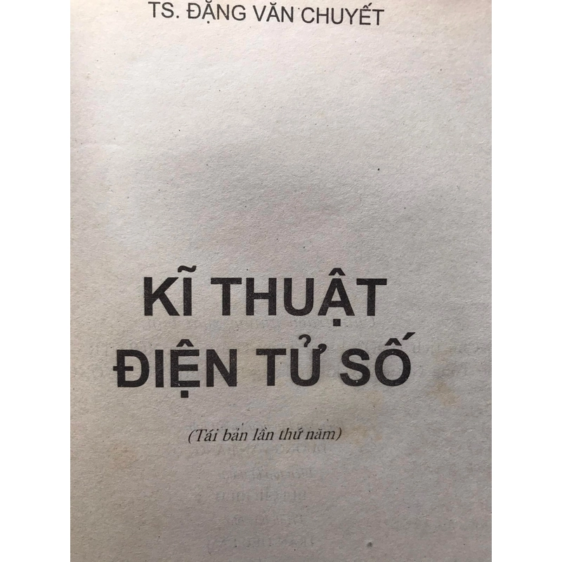 Kỹ thuật ĐIỆN TỬ SỐ 474846