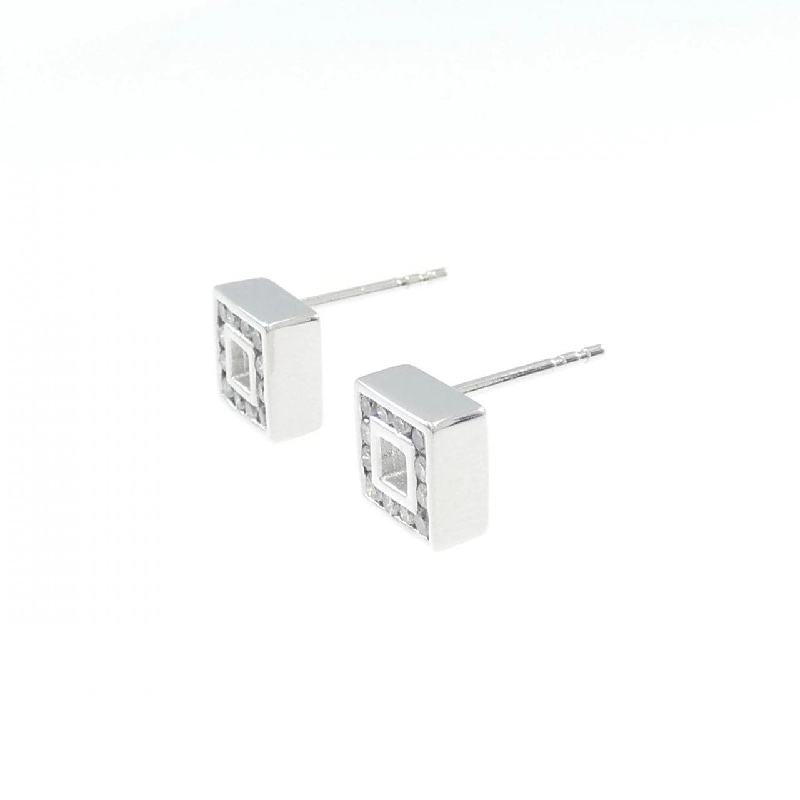 Bông tai kim cương 750WG/K18WG - Hàng hiệu Authentic 862606