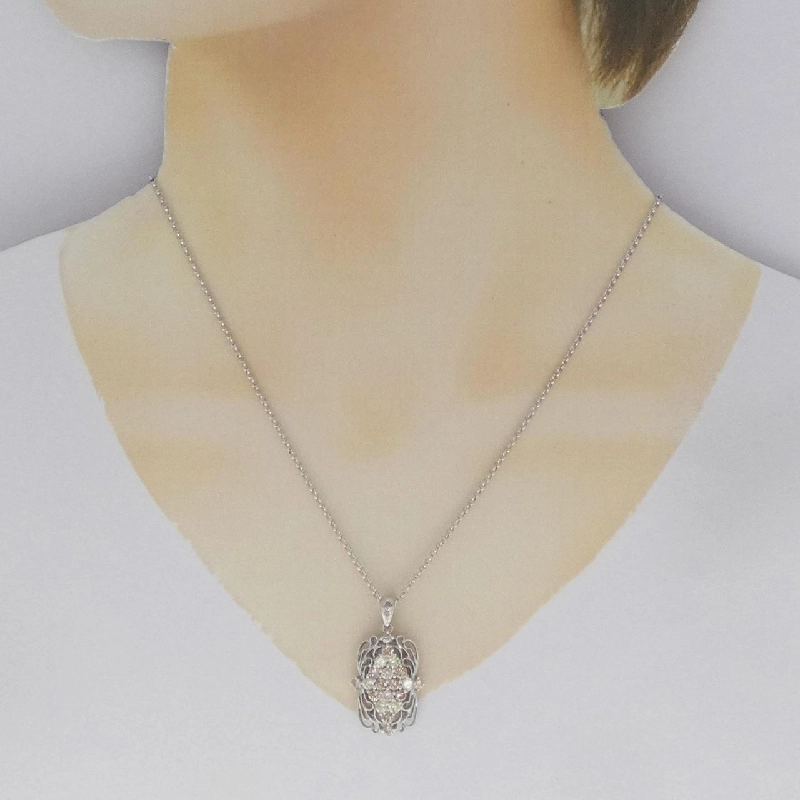 K18WG Dây chuyền kim cương 2.00CT - Hàng hiệu Chính hãng 847251