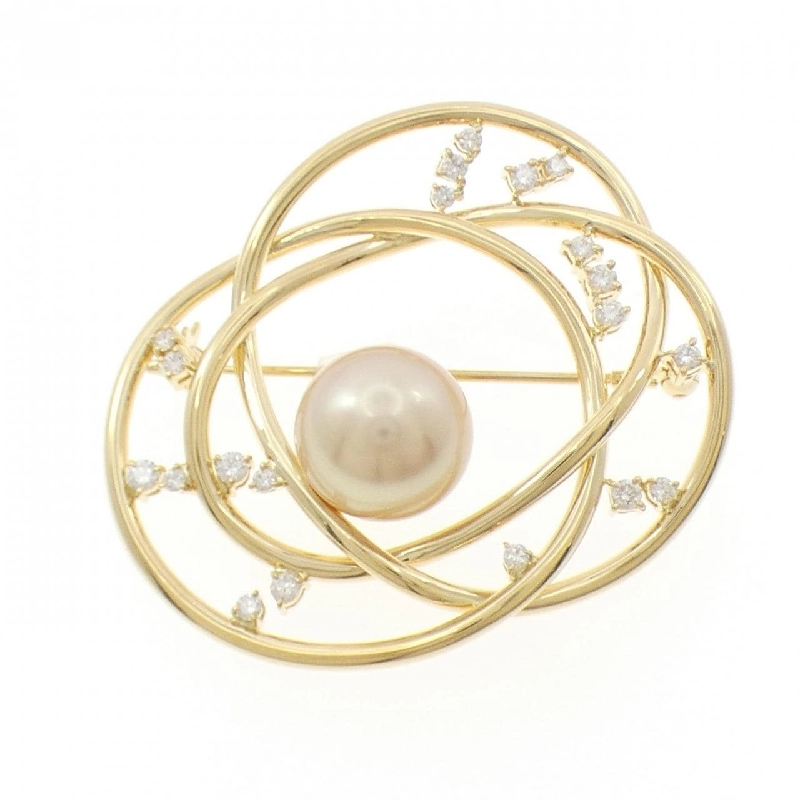 Mikimoto Ngọc trai trắng brooch 11.9mm - Hàng hiệu Authentic 845632