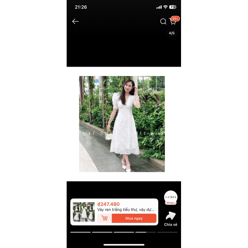 Váy đầm thời trang. Hàng đã qua sử dụng một lần❤️ 448721